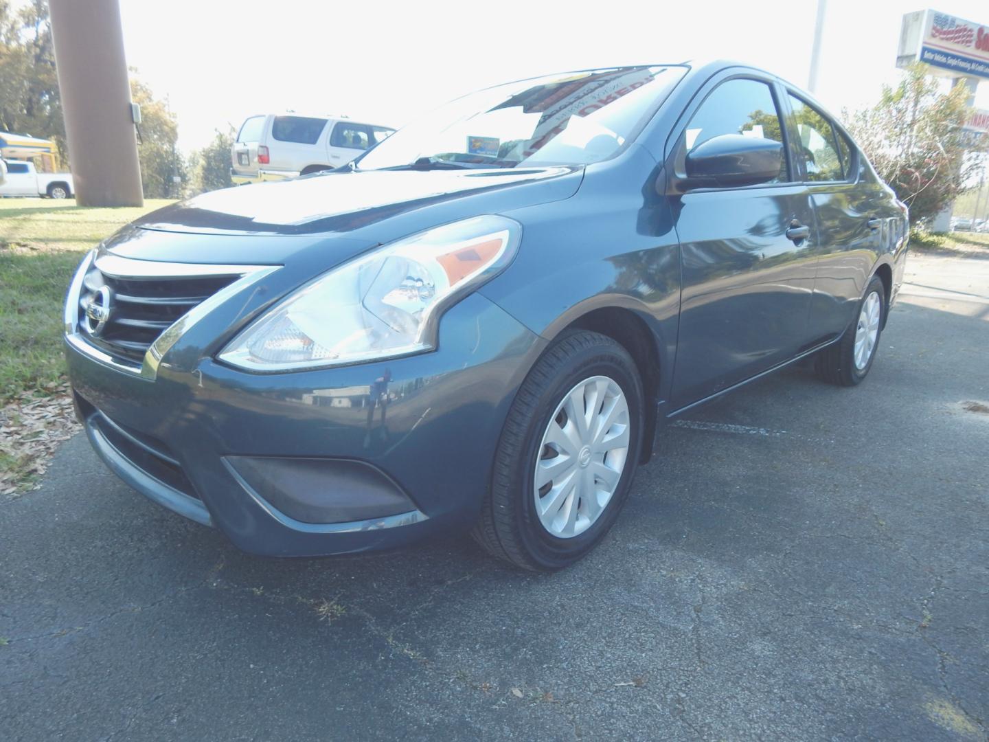 2016 Blue /Gray Nissan Versa S (3N1CN7AP4GL) with an 1.6L 4 cyl. engine, Automatic transmission, located at 3120 W Tennessee St, Tallahassee, FL, 32304-1002, (850) 575-6702, 30.458841, -84.349648 - Used Car Supermarket is proud to present you with this loaded immaculate 2016 Nissan Versa S automatic with low miles. Used Car Supermarket prides itself in offering you the finest pre-owned vehicle in Tallahassee. Used Car Supermarket has been locally family owned and operated for over 48 years. Ou - Photo#1